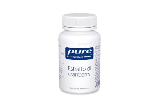 Barattolo con estratto di Cranberry in capsule