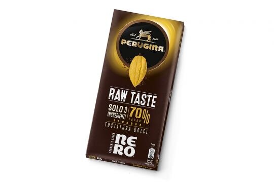 Prova la tavoletta Perugina Nero Raw Taste 70% Ecuador Gusto deciso per la tavoletta Perugina Nero Raw Taste 70% Ecuador