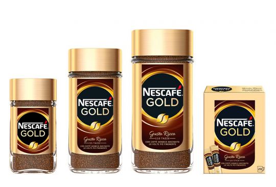 Barattolo di Nescafé Gold solubile