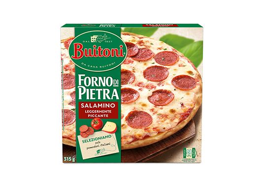 Confezione di Pizza con salamino piccante Buitoni Forno di Pietra