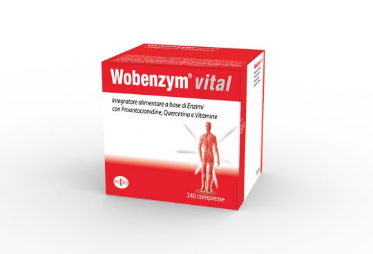 Prova Wobenzym Vital! Confezione integratore alimentare Wobenzym Vital da 240 compresse