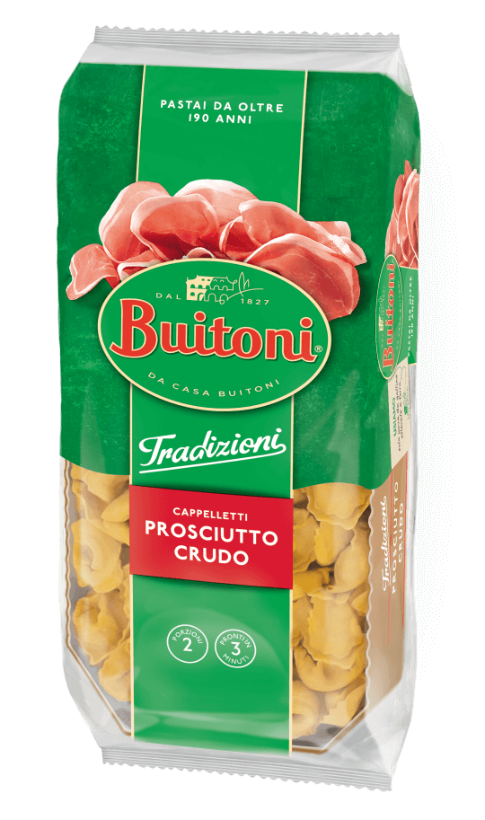 Sapore intenso per i cappelletti con prosciutto crudo Buitoni