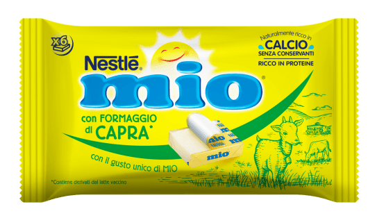 Formaggino MIO con formaggio di capra confezione di formaggino mio con formaggio di capra
