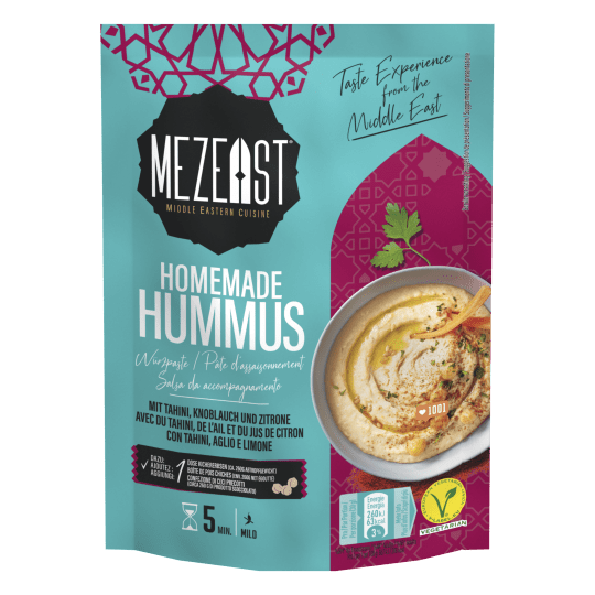 Mezeast® Homemade Hummus Preparato per Hummus marchio Mezeast