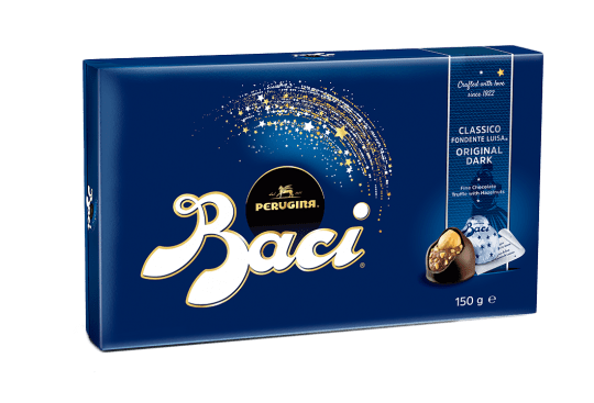 Regala la raffinata scatola piccola Baci® Perugina® Classico Confezione di Baci® Perugina® Classico Scatola Piccola con sfondo bianco