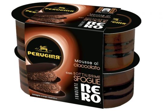 Prova l’equilibrio di gusto di Perugina Nero Sfoglie con Mousse di Cioccolato Confezione Perugina Nero Sfoglie con Mousse al Cioccolato