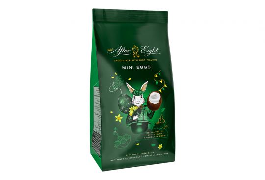 Ovetti ripieni alla menta e ricoperti di cioccolato di After Eight Ovetti ripieni alla menta e ricoperti di cioccolato di After Eight