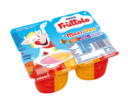 Frùttolo Maxi Duo Fragola-Pesca