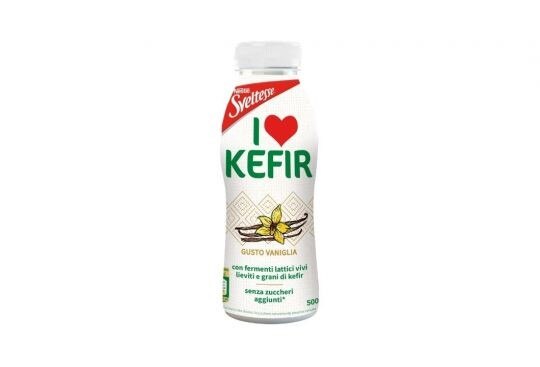 Nestlé® Sveltesse kefir al gusto vaniglia 500g con fermenti lattici Nestlé® Sveltesse kefir al gusto vaniglia 500g con fermenti lattici