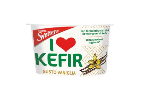 Nestlé® Sveltesse kefir in vasetto alla vaniglia con fermenti lattici 