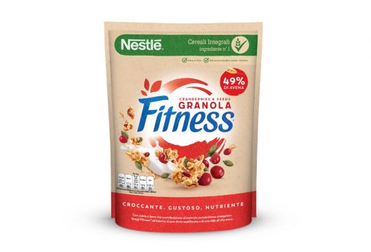 Fitness® Granola Mirtilli Rossi e Semi di Zucca confezione di Fitness® Granola Mirtilli Rossi e Semi di Zucca
