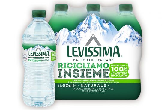 Levissima acqua naturale 50 cl 100% RPET Levissima acqua naturale 50 cl 100% RPET