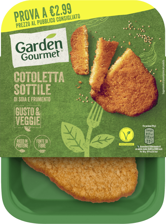 Garden Gourmet® - Cotoletta sottile di soia e frumento
