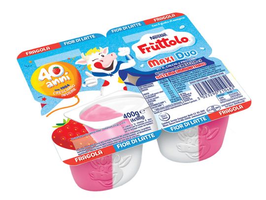 Frùttolo® Maxi Duo Fragola - Fior di Latte