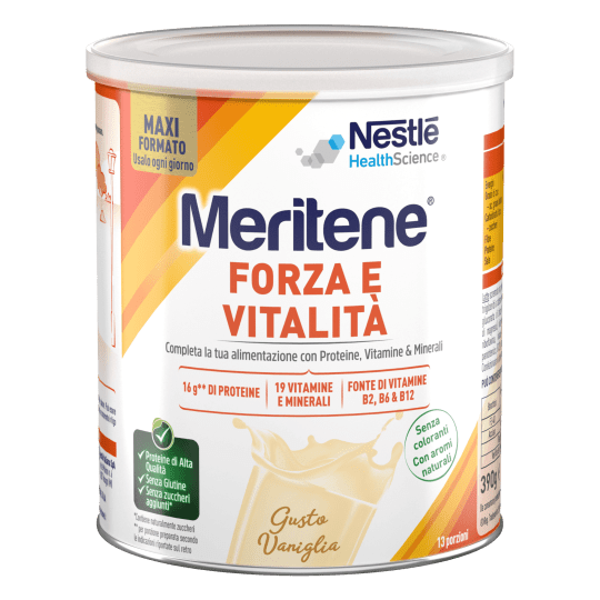 Meritene Forza e Vitalità Vaniglia Maxi Formato  