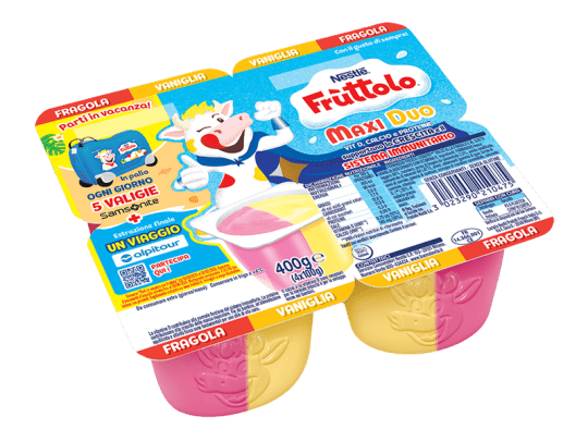 Frùttolo® Maxi Duo Fragola-Vaniglia Frùttolo® Maxi Duo Fragola-Vaniglia