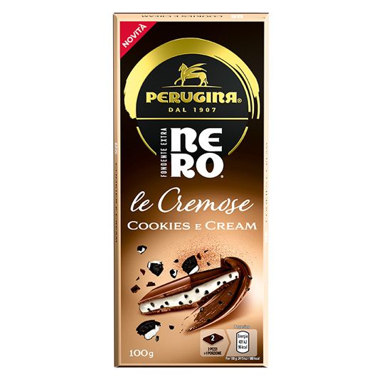 Tavoletta Perugina Nero Le Cremose cookies & cream