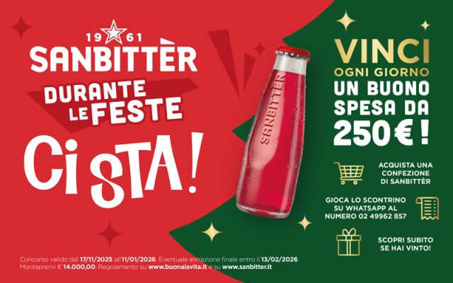 Vinci la spesa con Sanbittèr