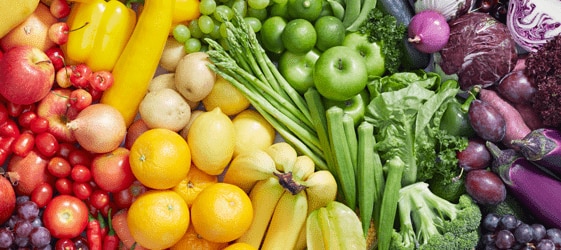 I colori e le proprietà di verdura e frutta I colori e le proprietà di verdura e frutta
