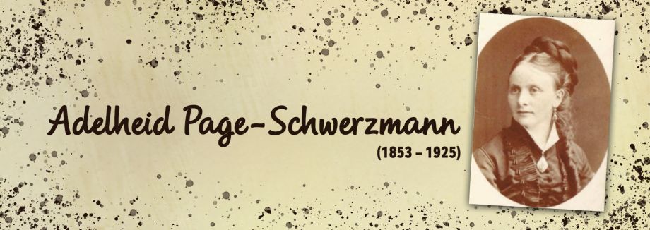 Foto e scritta Adelheid Page-Schwerzmann