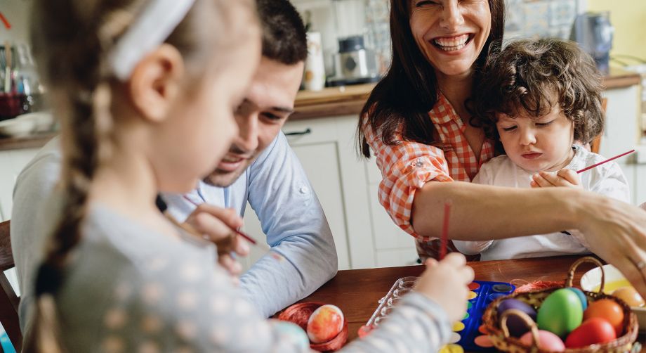 Uova di Pasqua da Colorare in Famiglia